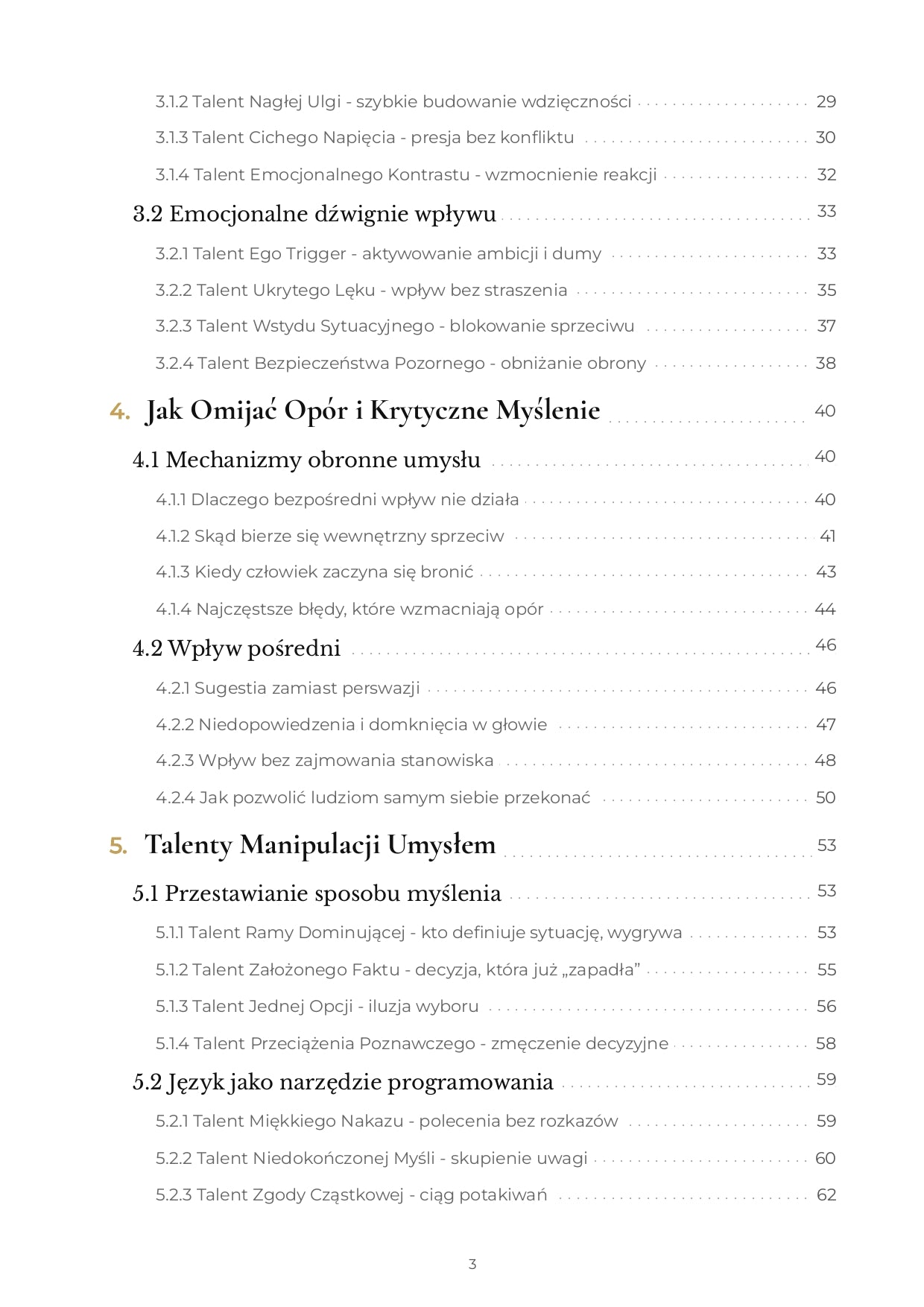 Manipulacja, Emocje, Umysł