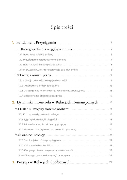 Relacje, Wpływ, Przyciąganie